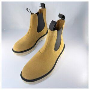 Sorel Hi-Line Chelsea Boots in Geo Yellow, Waterproof, Women's 10/EU 41